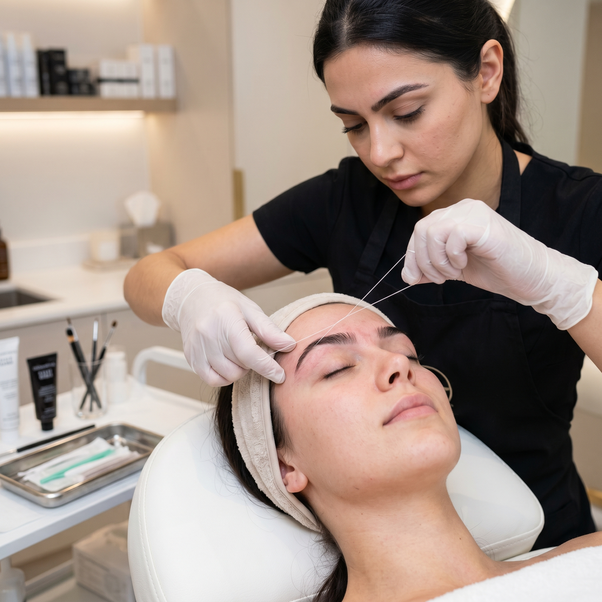 Eyebrow Threading